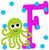 Octopus Summer Monogram Set