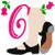 Tap Shoes Dance Monogram Set