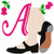 Tap Shoes Dance Monogram Set