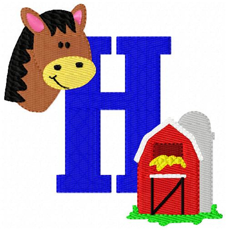 Pony Horse Farm Monogram Set