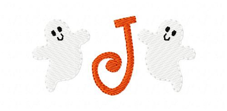 Ghost Fall Halloween Cute Mini Monogram Set