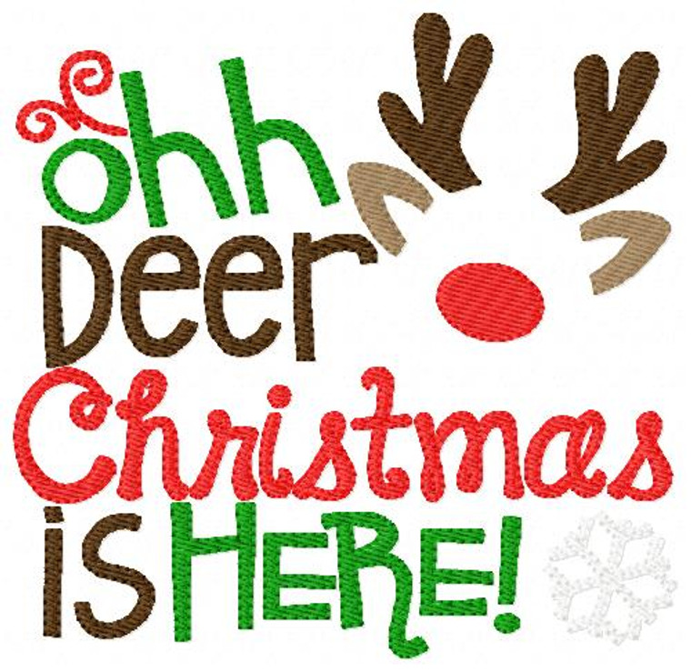 Oh Deer Christmas Is Here