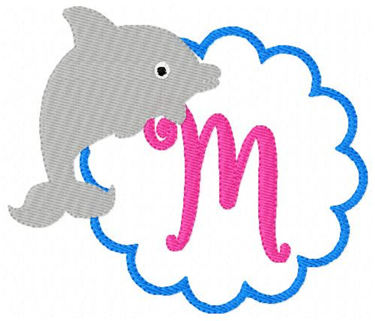 Dolphin Monogram Embroidery Set