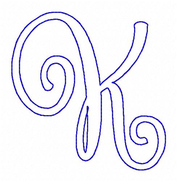 Happy Swirl Applique Bean Stitch Monogram Embroidery Font Design Set ...