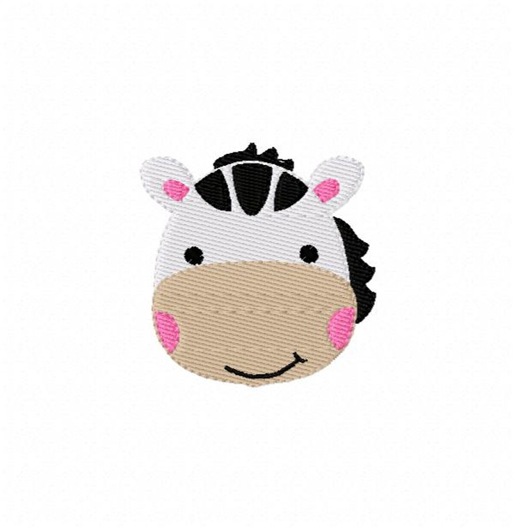 Zebra Baby Cutie Small Embroidery Design