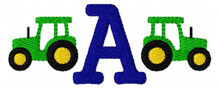 Tractor Mini Monogram Set