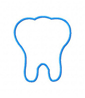 Tooth Applique - Joyful Stitches