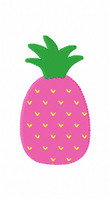 Pineapple Embroidery Design