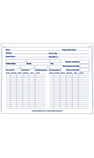 Buy Here Pay Here Record Envelopes