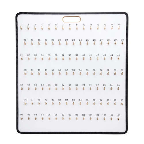 Dealership Key Board with Self-Closing Tabs - 105 Hooks