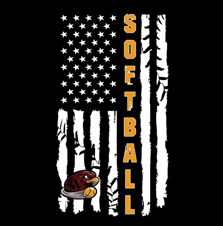 Lady Hawks - Flag