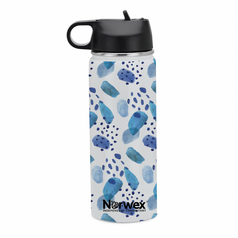 Watercolor Water Bottle - 18oz