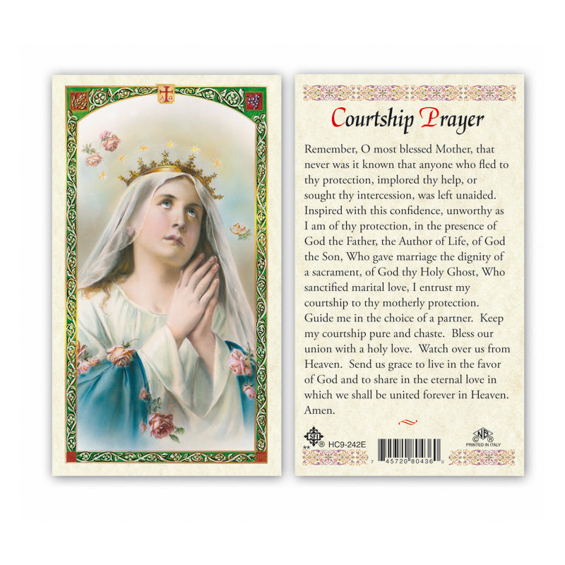 Courtship Laminated Prayer Cards