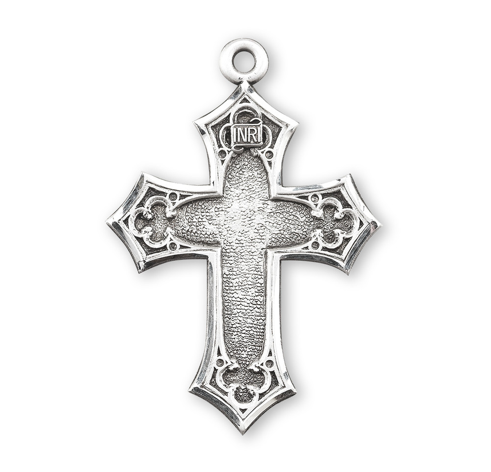 Sterling Silver Gothic Style Cross