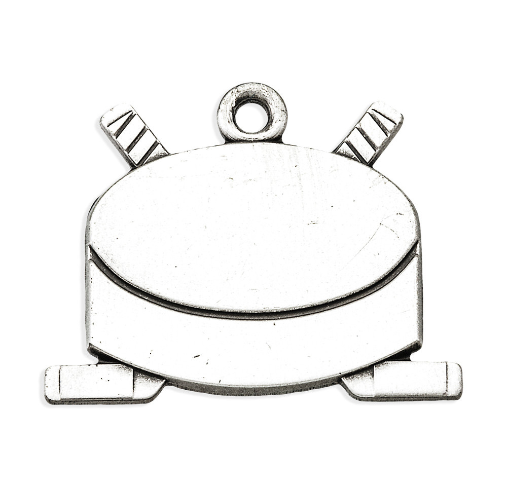 Lord Jesus Christ Sterling Silver Hockey Athlete Medal