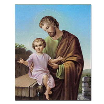 SAINT JOSEPH CARDED 8x10 PRINT FOR FRAMING