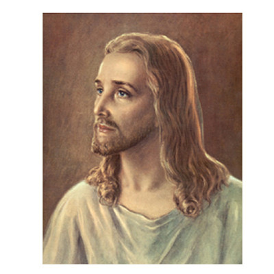 HEAD OF CHRIST CARDED 8x10 PRINT FOR FRAMING