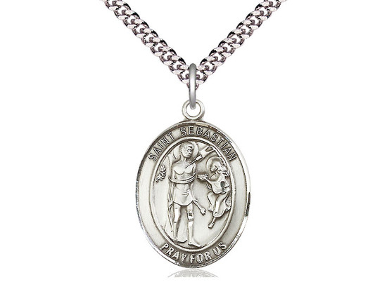 St. Sebastian - Oval Patron Saint Series
