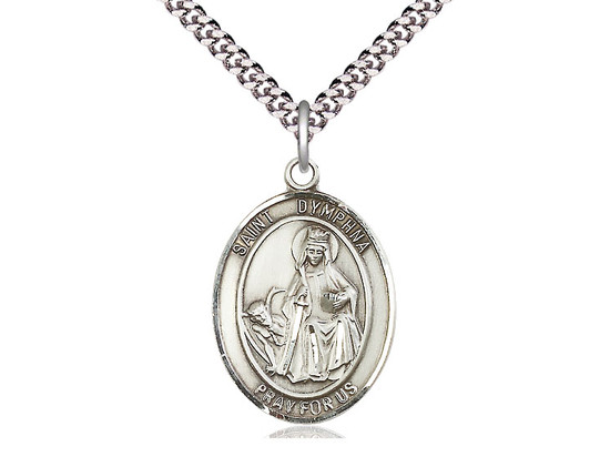 St. Dymphna - Oval Patron Saint Series