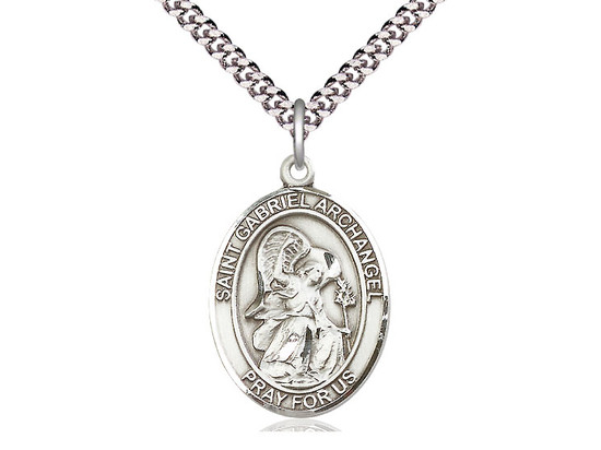 St. Gabriel the Archangel - Oval Patron Saint Series