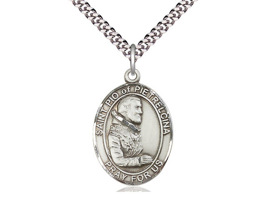 St. Pio of Pietrelcina - Oval Patron Saint Series