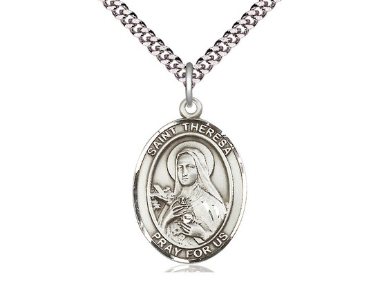 St. Theresa - Oval Patron Saint Series