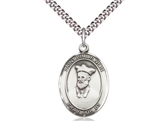 St. Philip Neri - Oval Patron Saint Series