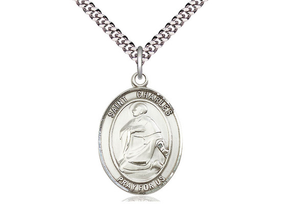 St. Charles Borromeo - Oval Patron Saint Series