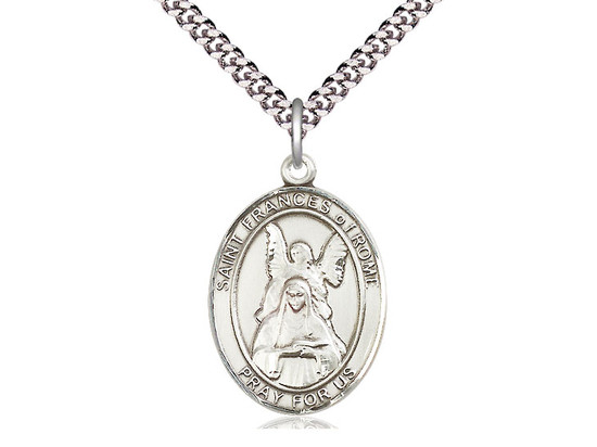 St. Frances of Rome - Oval Patron Saint Series
