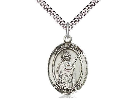St. Grace - Oval Patron Saint Series