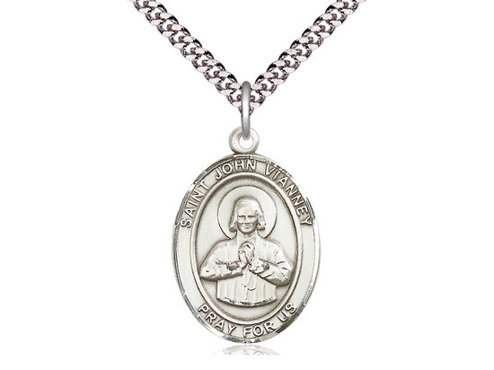 St. John Vianney - Oval Patron Saint Series