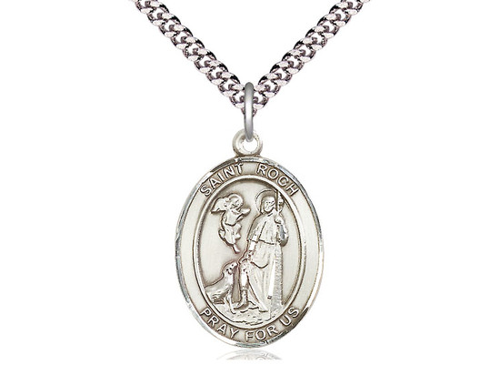 St. Roch - Oval Patron Saint Series