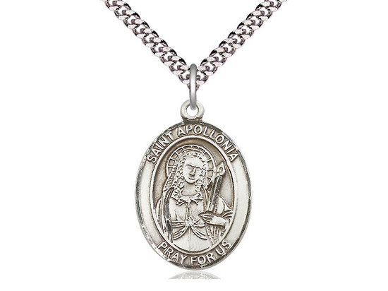 St. Apollonia - Oval Patron Saint Series