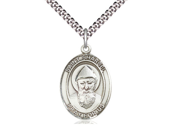 St. Sharbel - Oval Patron Saint Series