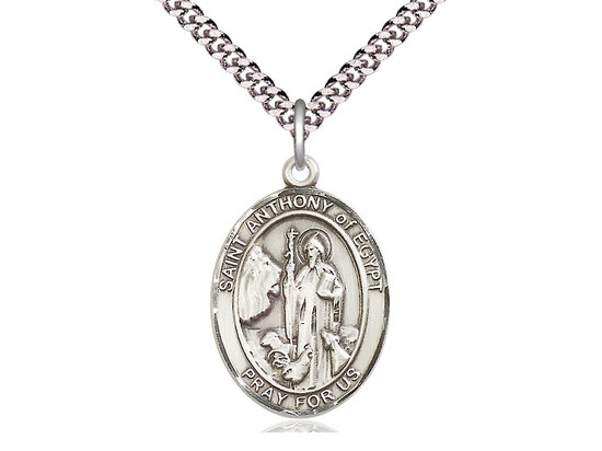 St. Anthony of Egypt - Oval Patron Saint Series