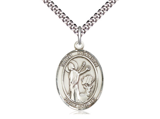 St. Kenneth - Oval Patron Saint Series