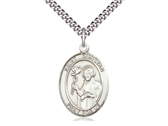St. Dunstan - Oval Patron Saint Series