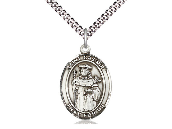 St. Casimir of Poland - Oval Patron Saint Series