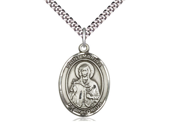 St. Marina - Oval Patron Saint Series