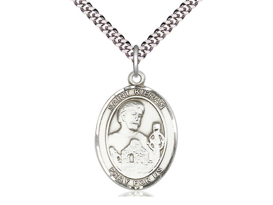 St. Kieran - Oval Patron Saint Series