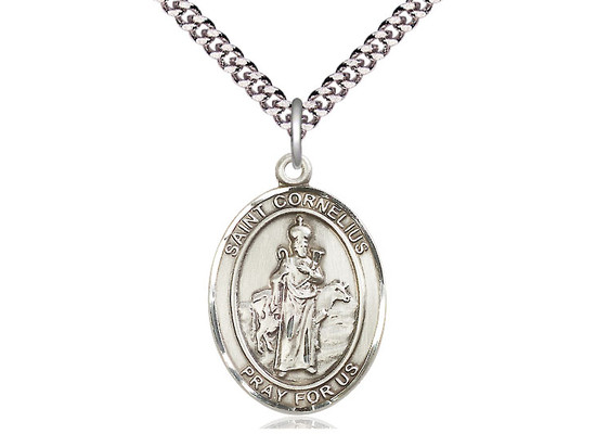 St. Cornelius - Oval Patron Saint Series