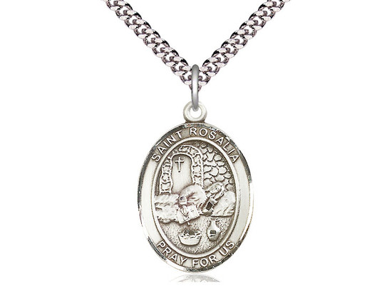 St. Rosalia - Oval Patron Saint Series