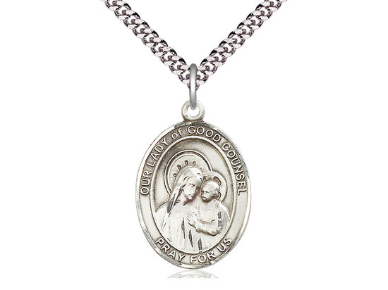 Our Lady of Good Counsel - Oval Patron Saint Series