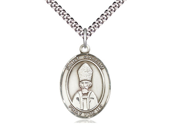 St. Anselm of Canterbury - Oval Patron Saint Series