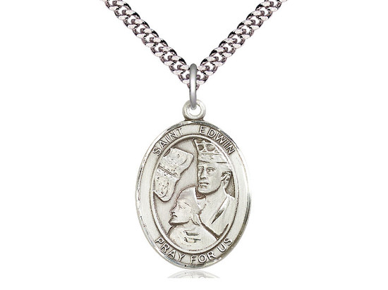 St. Edwin - Oval Patron Saint Series
