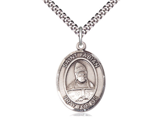 St. Fabian - Oval Patron Series