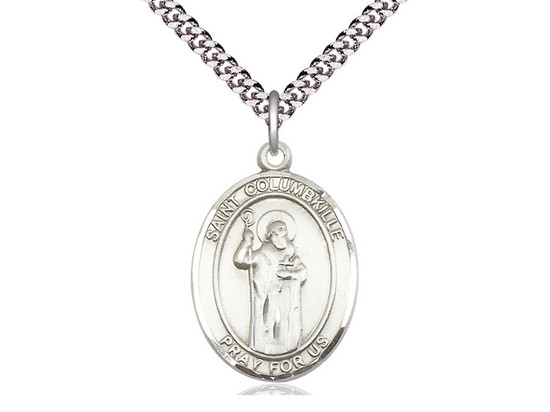 St. Columbkille - Oval Patron Saint Series