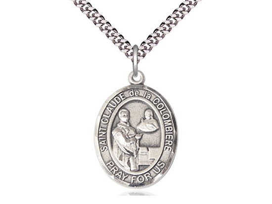 St. Claude de la Colombiere - Oval Patron Saint Series