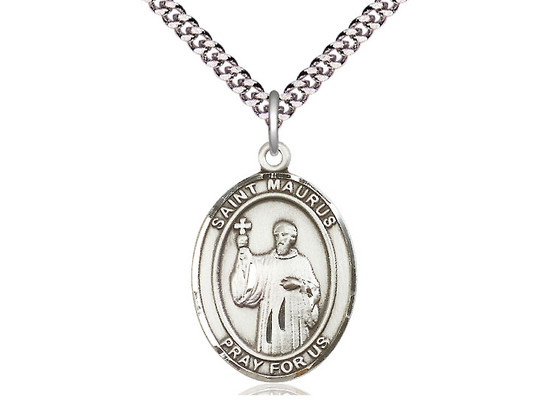 St. Maurus - Oval Patron Saint Series