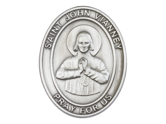 St. John Vianney Visor Clip